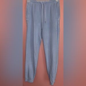 Aerie Blue Joggers with Relaxed Fit and Soft Fabric